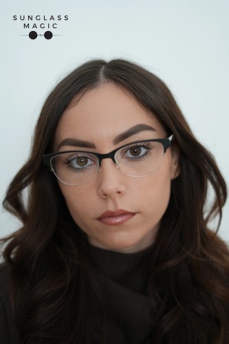 Givenchy GV0082 - 003 - 52 Cadru optic Negru Cat Eye (Ochi de pisică)