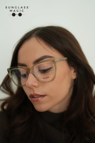 Saint Laurent SL548 SLIM OPT - 005 - 55 Cadru optic Transparent Pătrat
