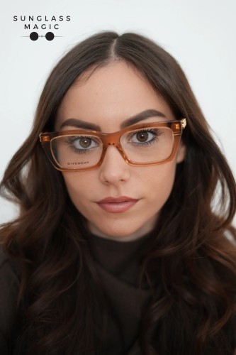 Givenchy GV50056I - 042 - 54 Cadru optic Maro Pătrat