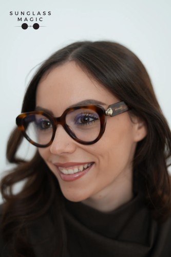 Bvlgari BV50003I - 053 - 51 Cadru optic Havanna Pernă (rotunjită)