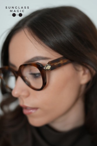 Bvlgari BV50003I - 053 - 51 Cadru optic Havanna Pernă (rotunjită)