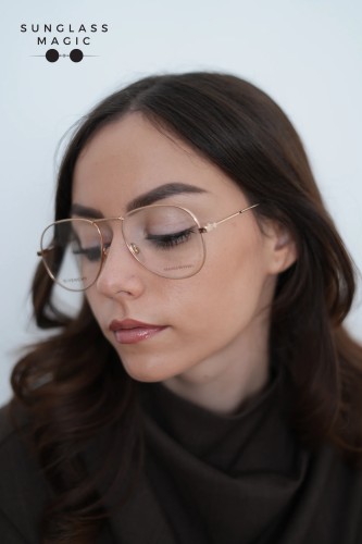 Givenchy GV0117 - DDB - 55 Cadru optic Aur, Bronz Pilot (aviator)