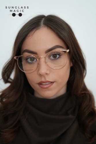 Givenchy GV0096 - DDB - 53 Cadru optic Aur, Havana Rotund