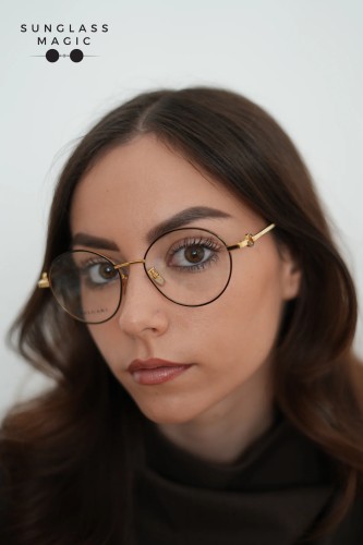 Bvlgari BV50030U - 005 - 52 Cadru optic Roz, Negru Rotund