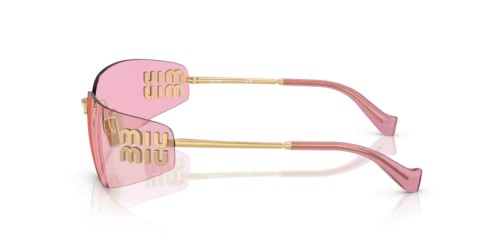 MIU MIU MU A51S - 5AK90Y - 75 Ochelari de soare Aur Dreptunghi