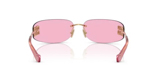 MIU MIU MU A51S - 5AK90Y - 75 Ochelari de soare Aur Dreptunghi