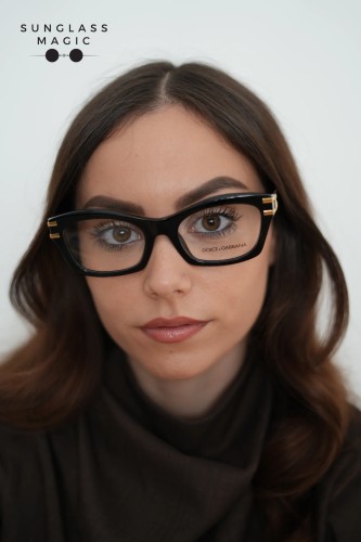 DOLCE & GABBANA DG3420 - ​501 - ​54 Cadru optic Negru Pătrat