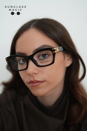 DOLCE & GABBANA DG3420 - ​501 - ​54 Cadru optic Negru Pătrat