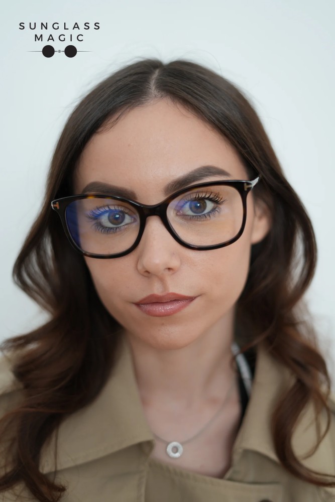 Tom Ford TF6089-B - 052 - 54 - CU LENTILE CU FILTRU PENTRU LUMINĂ ALBASTRU-VIOLET Cadru optic