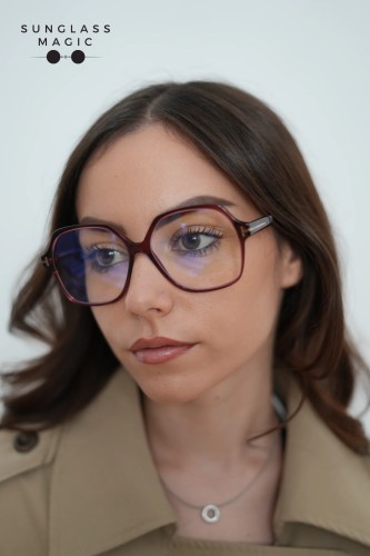 Tom Ford TF6062-B - 071 - 57 - CU LENTILE CU FILTRU PENTRU LUMINĂ ALBASTRU-VIOLET Cadru optic Burgundia Pătrat