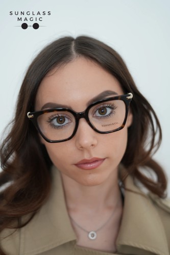 TIFFANY & CO. TF2284B - 8015 - 53 Cadru optic Havanna Pătrat