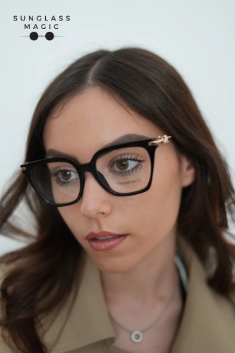 TIFFANY & CO. TF2284B - 8001 - 53 Cadru optic Negru Pătrat