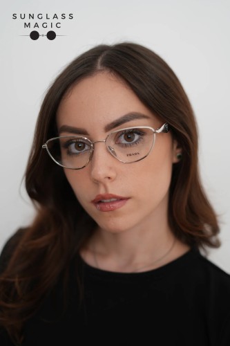PRADA PR D52V - 1BC1O1 - 54 Cadru optic Argint