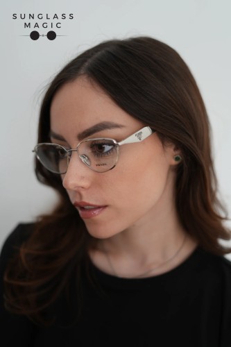 PRADA PR D52V - 1BC1O1 - 54 Cadru optic Argint