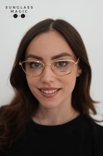PRADA PR D52V - 24J1O1 - 54 Cadru optic Aur