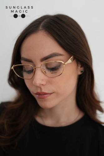 PRADA PR D52V - 24J1O1 - 54 Cadru optic Aur