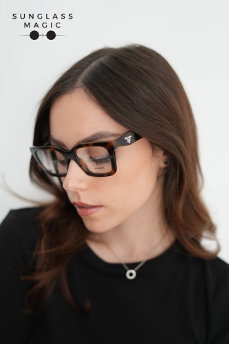 PRADA PR C08V - 20D1O1 - 52 Cadru optic Țestoasă ienupăr Pătrat