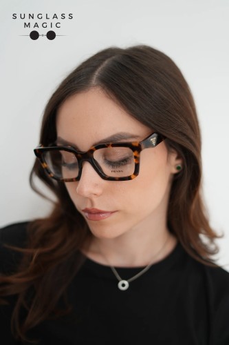 PRADA PR C08V - 14L1O1 - 52 Cadru optic Miere țestoasă Neregulat
