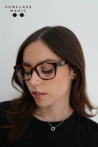 PRADA PR 17ZV - ​22A1O1 - ​54 Cadru optic Dreptunghi
