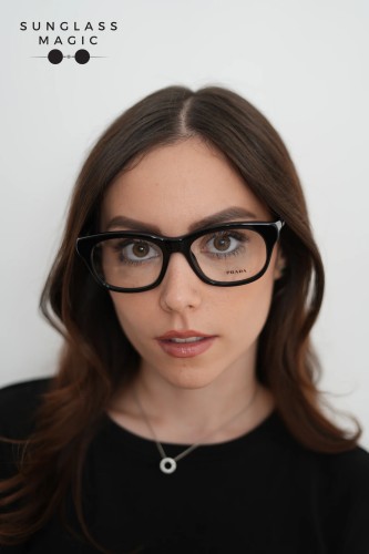 PRADA PR C13V - 16K1O1 - 54 Cadru optic Negru Perină