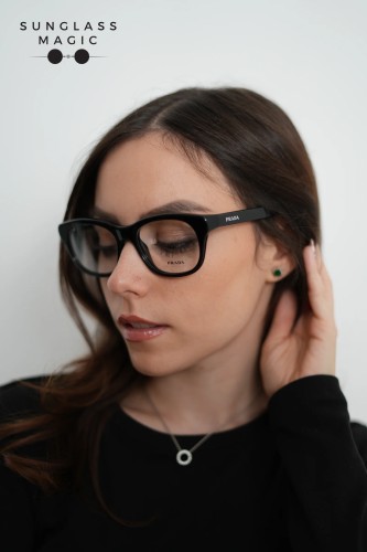 PRADA PR C13V - 16K1O1 - 54 Cadru optic Negru Perină