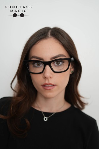 PRADA PR B01V - ​16K1O1 - ​54 Cadru optic Negru Pătrat