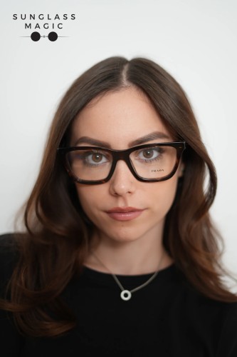PRADA PR C10V - 14P1O1 - 54 Cadru optic Caramel țestoasă Fluture