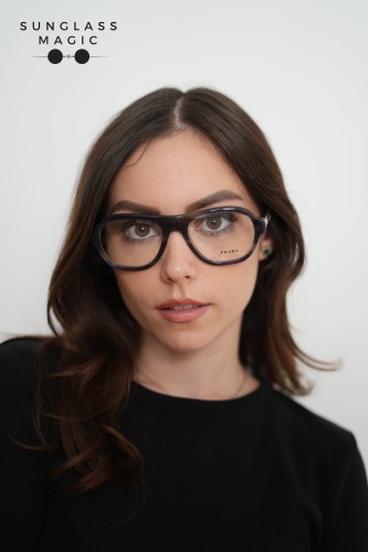 PRADA PR C12V - 23G1O1 - 54 Cadru optic Rayat lagună Pilot (aviator)