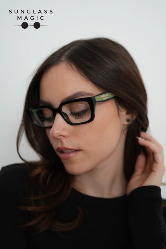 PRADA PR D05V - 03K1O1 - 53 Cadru optic Negru Dreptunghi