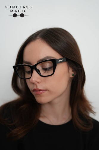 Jimmy Choo JC3031BU - ​5000 - ​53 Cadru optic Negru Cat Eye (Ochi de pisică)