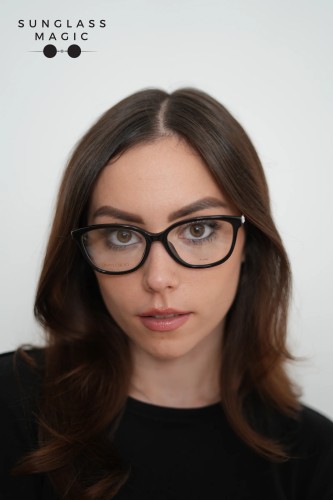 Jimmy Choo JC325/F - 807 - 53 Cadru optic Negru, Aur Pernă (rotunjită)