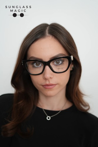 Jimmy Choo JC3033BU - ​5000 - ​54 Cadru optic Negru Pernă (rotunjită)