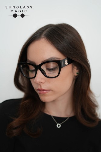 Jimmy Choo JC3033BU - ​5000 - ​54 Cadru optic Negru Pernă (rotunjită)