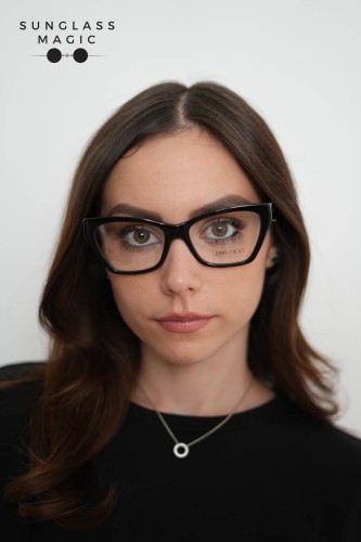 Jimmy Choo JC3021H - ​5000 - ​54 Cadru optic Negru Cat Eye (Ochi de pisică)