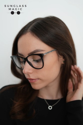 Jimmy Choo JC199 - 807 - 53 Cadru optic Aur, Negru Pătrat