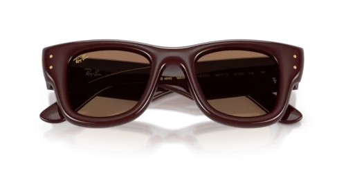 Ray-Ban RB4940 - 687773 - 50 Ochelari de soare Maro închis Pătrat