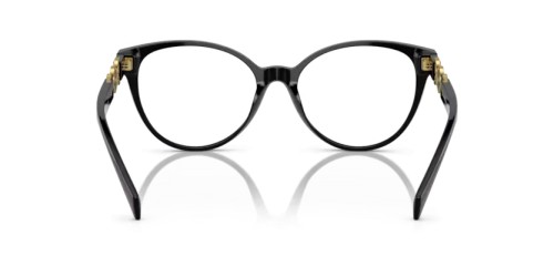 VERSACE VE3334 - GB1 - 53 Cadru optic Negru Cat Eye (Ochi de pisică)
