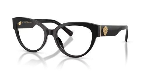 DOLCE & GABBANA DG3440 - 501 - 54 Cadru optic Negru Cat Eye (Ochi de pisică)