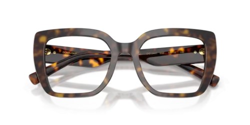 DOLCE & GABBANA DG3441 - 502 - 53 Cadru optic Havanna Pătrat
