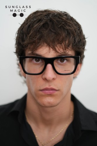PRADA PR C01V - 16K1O1 - 54 Cadru optic Negru Pătrat