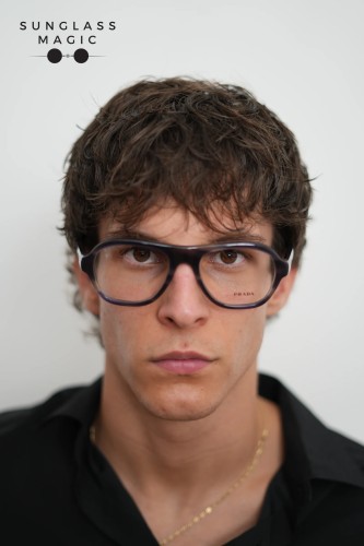 PRADA PR C12V - 23G1O1 - 54 Cadru optic Rayat lagună Pilot (aviator)