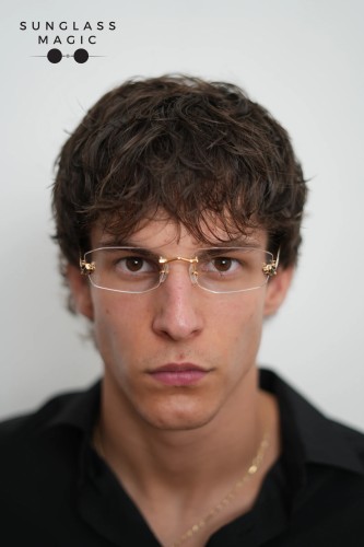Cartier CT0448O - 001 - 60 Cadru optic Aur, Negru Speciale