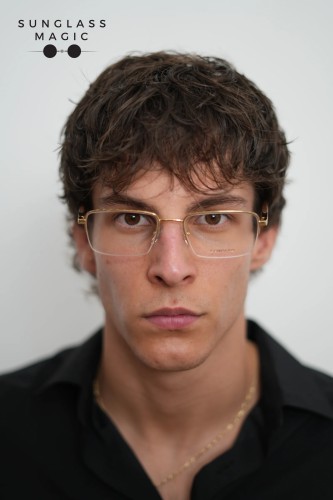 Chopard VCHG60V WOOD - 0400 - 55 Cadru optic Aur, Maro Pătrat
