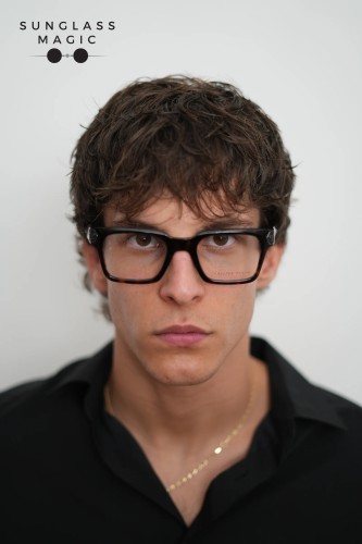 Philipp Plein VPP082 BRAVE SHADES - 0722 - 52 Cadru optic Havana închis Pătrat