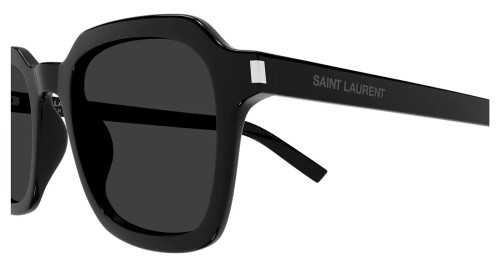 Saint Laurent SL 715 SLIM - 001 - 49 Ochelari de soare Negru Geometric / Pătrat