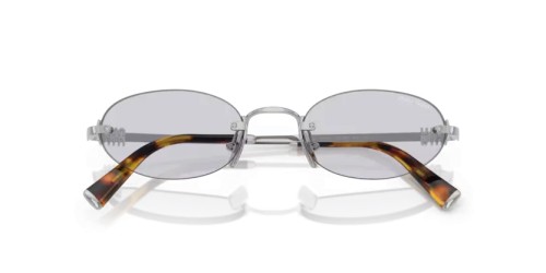 MIU MIU MU A54S - 1BC3F2 - 51 Ochelari de soare Argint Oval