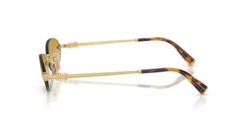 MIU MIU MU A54S - 5AK21D - 51 Ochelari de soare Aur Oval