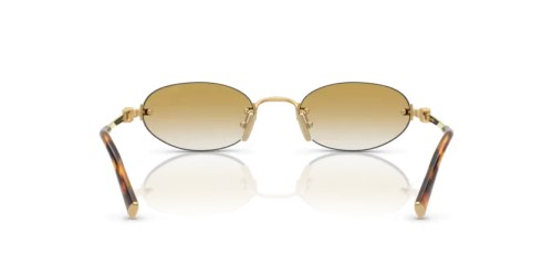 MIU MIU MU A54S - 5AK21D - 51 Ochelari de soare Aur Oval
