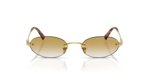 MIU MIU MU A54S - 5AK21D - 51 Ochelari de soare Aur Oval