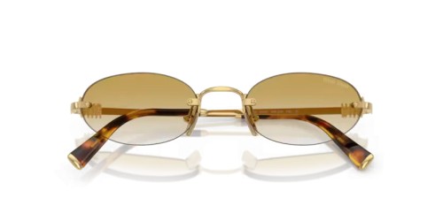MIU MIU MU A54S - 5AK21D - 51 Ochelari de soare Aur Oval